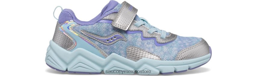 Saucony zapatilla flash 3.0 aire acondicionado niños plata/morado P4B2Z0982