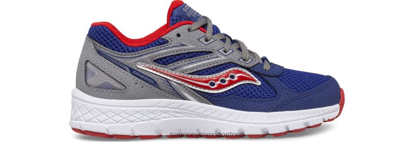Saucony zapatillas con cordones cohesion 14 niños azul marino/rojo P4B2Z0924