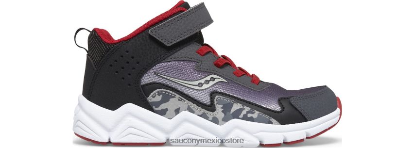 Saucony zapatillas flash mid a/c niños gris/rojo P4B2Z01013