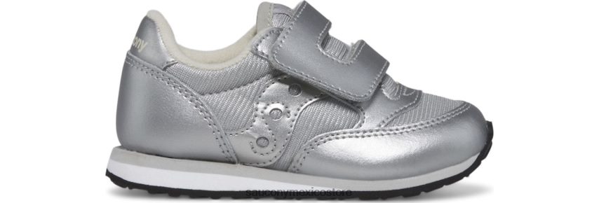 Saucony zapatillas jazz con velcro niños plata P4B2Z0955