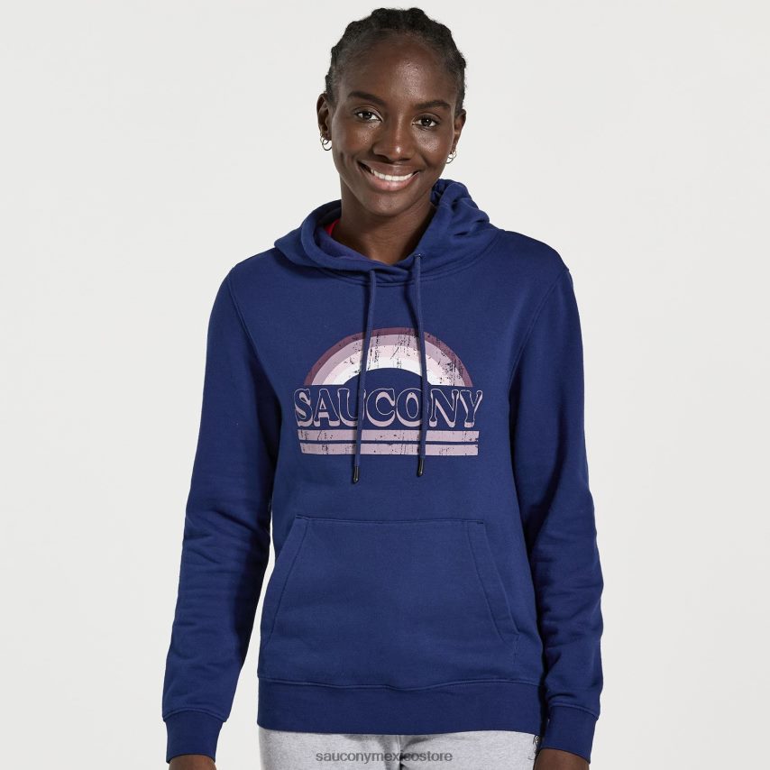 Saucony sudadera con capucha descansada mujer sodalita P4B2Z0799