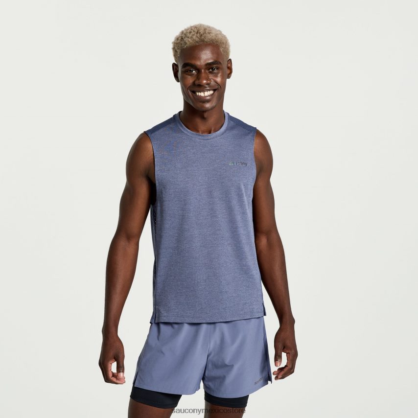 Saucony elevar sin mangas hombres horizonte brezo P4B2Z0316